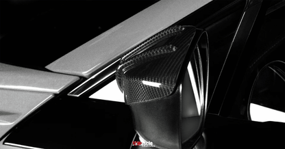 JDMuscle [13-21 BRZ/FRS/86] RAR Style Pre-Preg Carbon Fiber Side Mirror Covers
