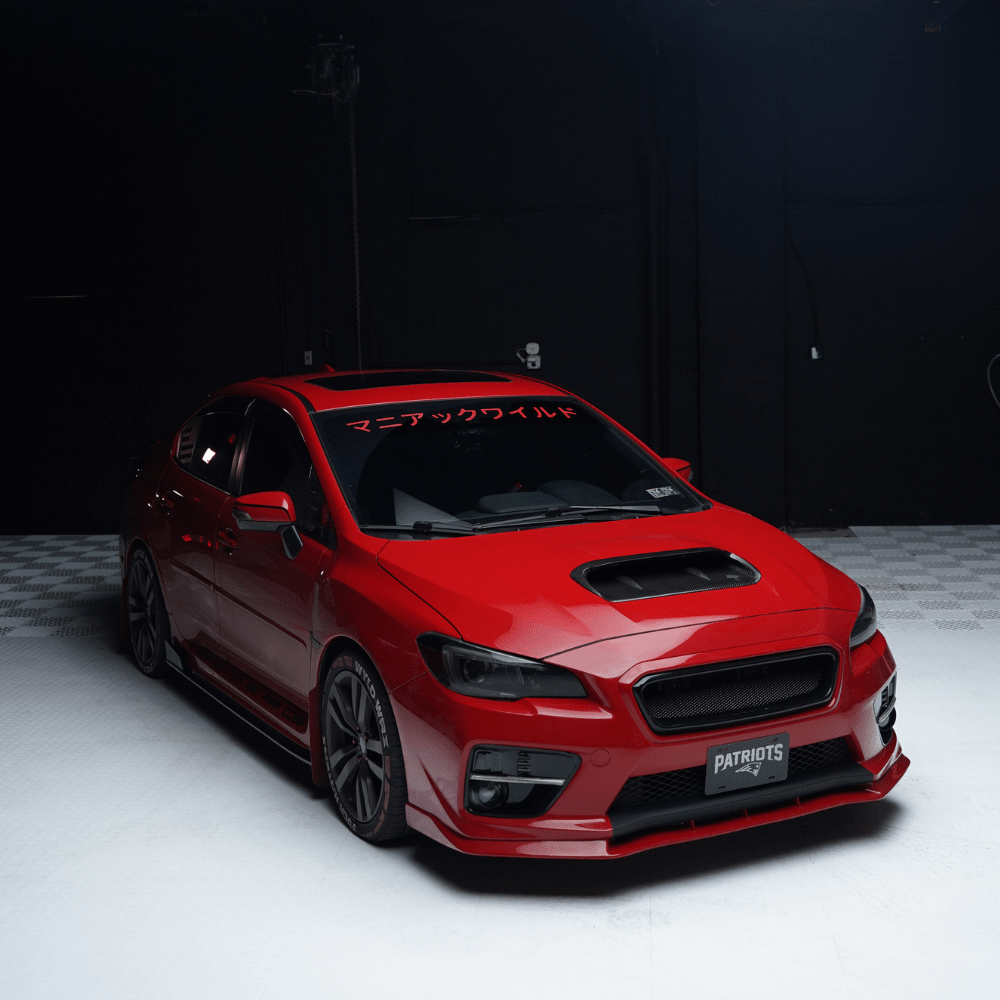 JDMuscle [15-17 WRX/STI] CS Style Front Bumper Grille-Paint Matched/Gloss Black