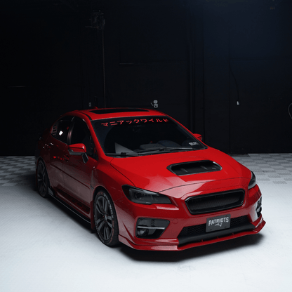 JDMuscle [15-17 WRX/STI] CS Style Front Bumper Grille-Paint Matched/Gloss Black