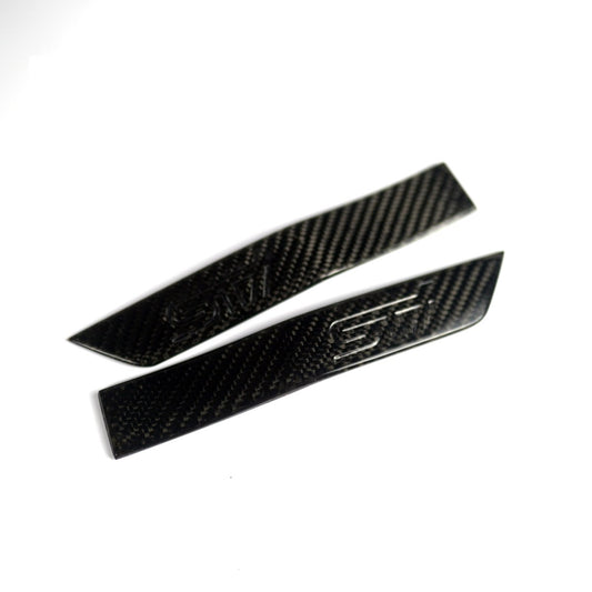 JDMuscle [15-21 WRX/STI] Carbon Fiber Fender Emblem w/ STI etching