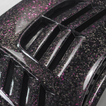 JDMuscle [15-21 WRX/STI] Carbon Fiber Hood Spec C w/ Heat Extract for FMIC Applicaitons