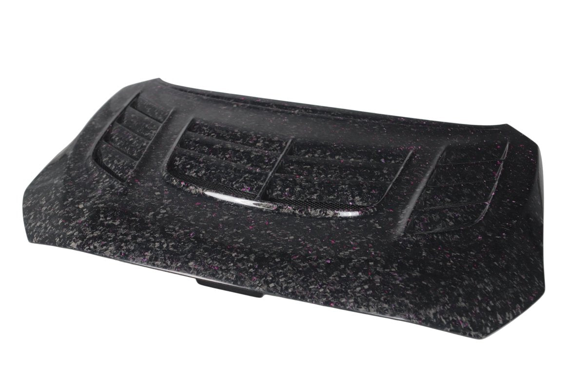 JDMuscle [15-21 WRX/STI] Carbon Fiber Hood Spec C w/ Heat Extract for FMIC Applicaitons