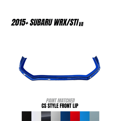 JDMuscle [15-21 WRX/STI] Paint Matched CS Style Front Lip *Special Order*Ships From MFG*