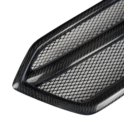 JDMuscle [18-21 WRX/STI] Carbon Fiber Grille V3