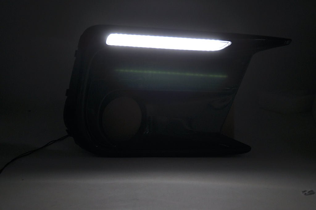 JDMuscle [18-21 WRX/STI] JDM Style Sequential Turn+Drl Bezel w/ Fog Light Cut Out