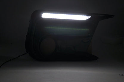 JDMuscle [18-21 WRX/STI] JDM Style Sequential Turn+Drl Bezel w/ Fog Light Cut Out