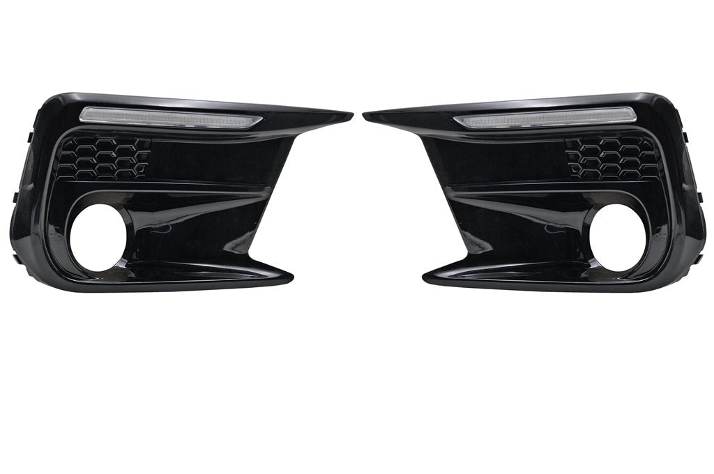 JDMuscle [18-21 WRX/STI] JDM Style Sequential Turn+Drl Bezel w/ Fog Light Cut Out