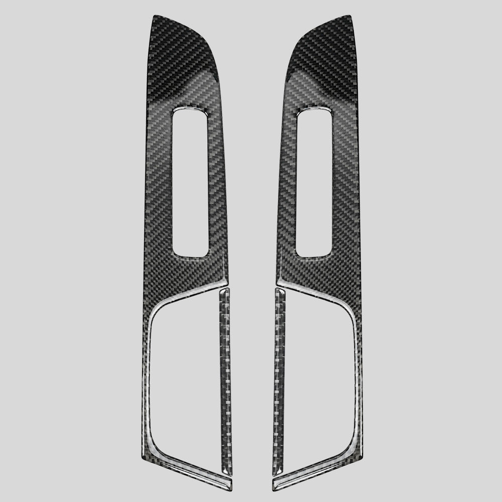 JDMuscle [18-21 WRX/STI] P&S Series Carbon Fiber Front Door Switch Panel and Rear Door Switch Panel*Clearance*No Returns*