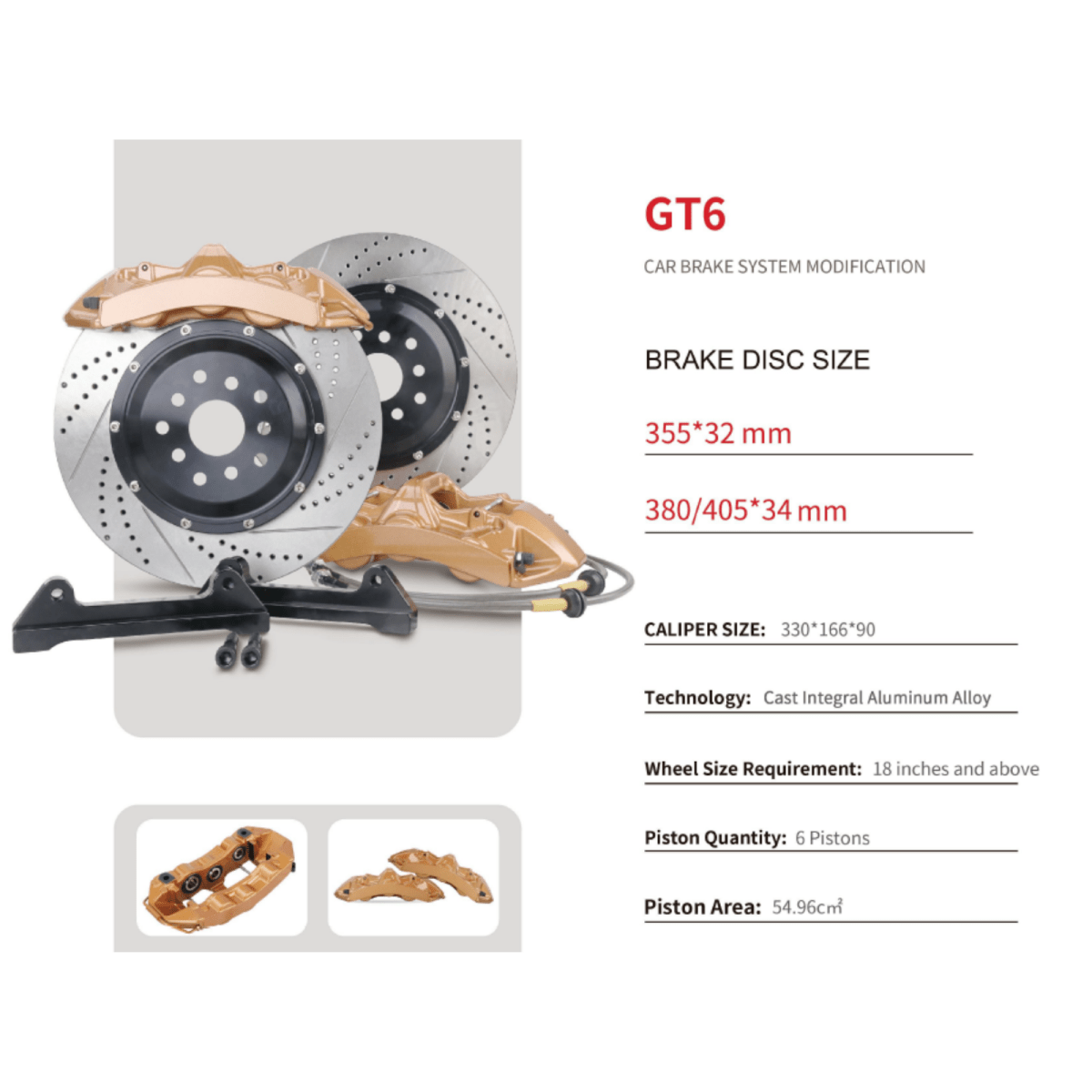 JDMuscle [22-26 BRZ/GR86] Big Brake Kit *Special Order*No Refunds*