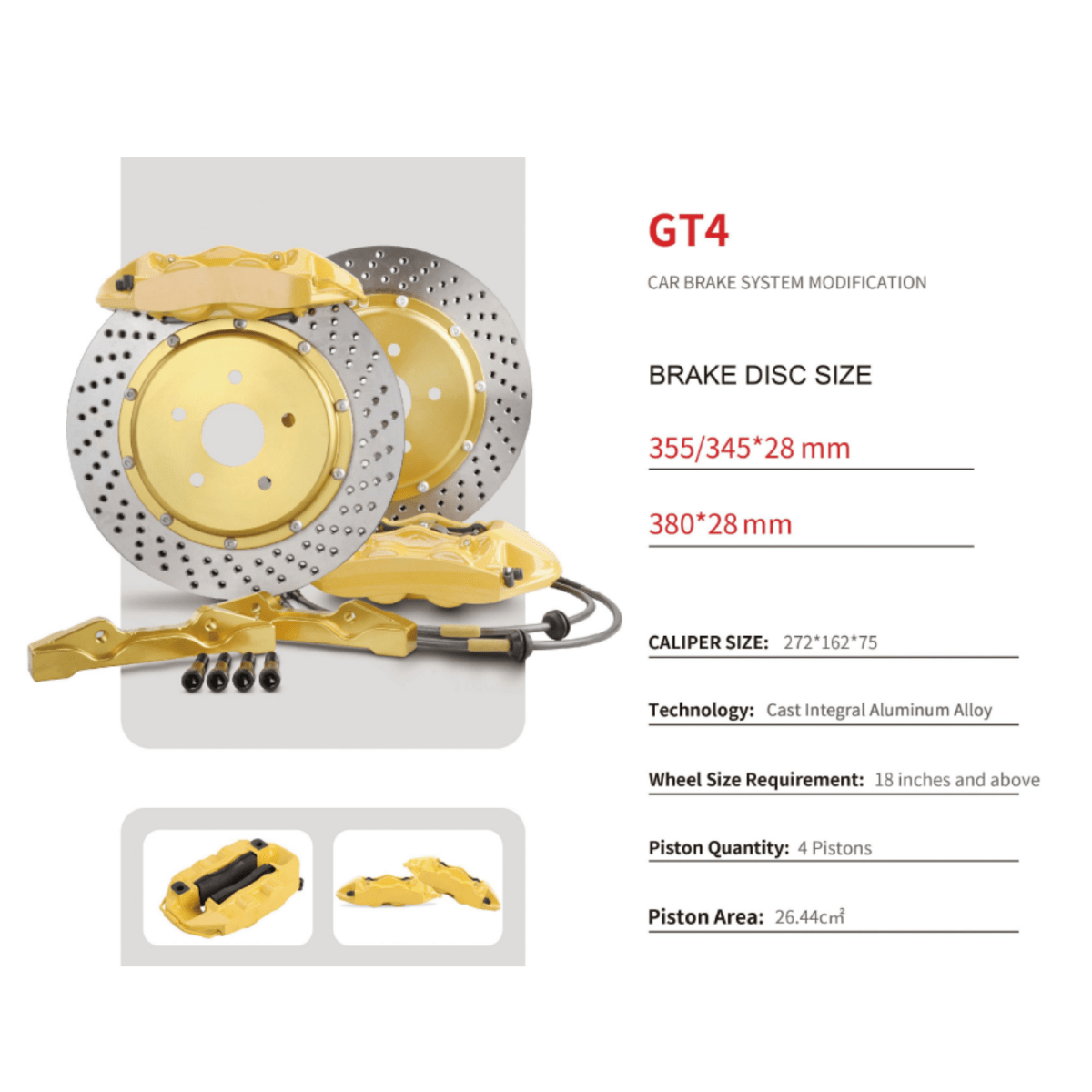 JDMuscle [15-21 WRX] Big Brake Kit - MT and CVT *Special Order*No Refunds*