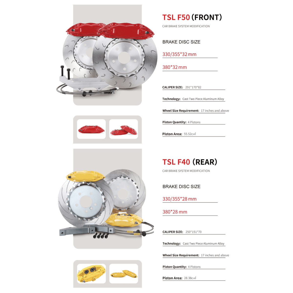 JDMuscle [15-21 WRX] Big Brake Kit - MT and CVT *Special Order*No Refunds*