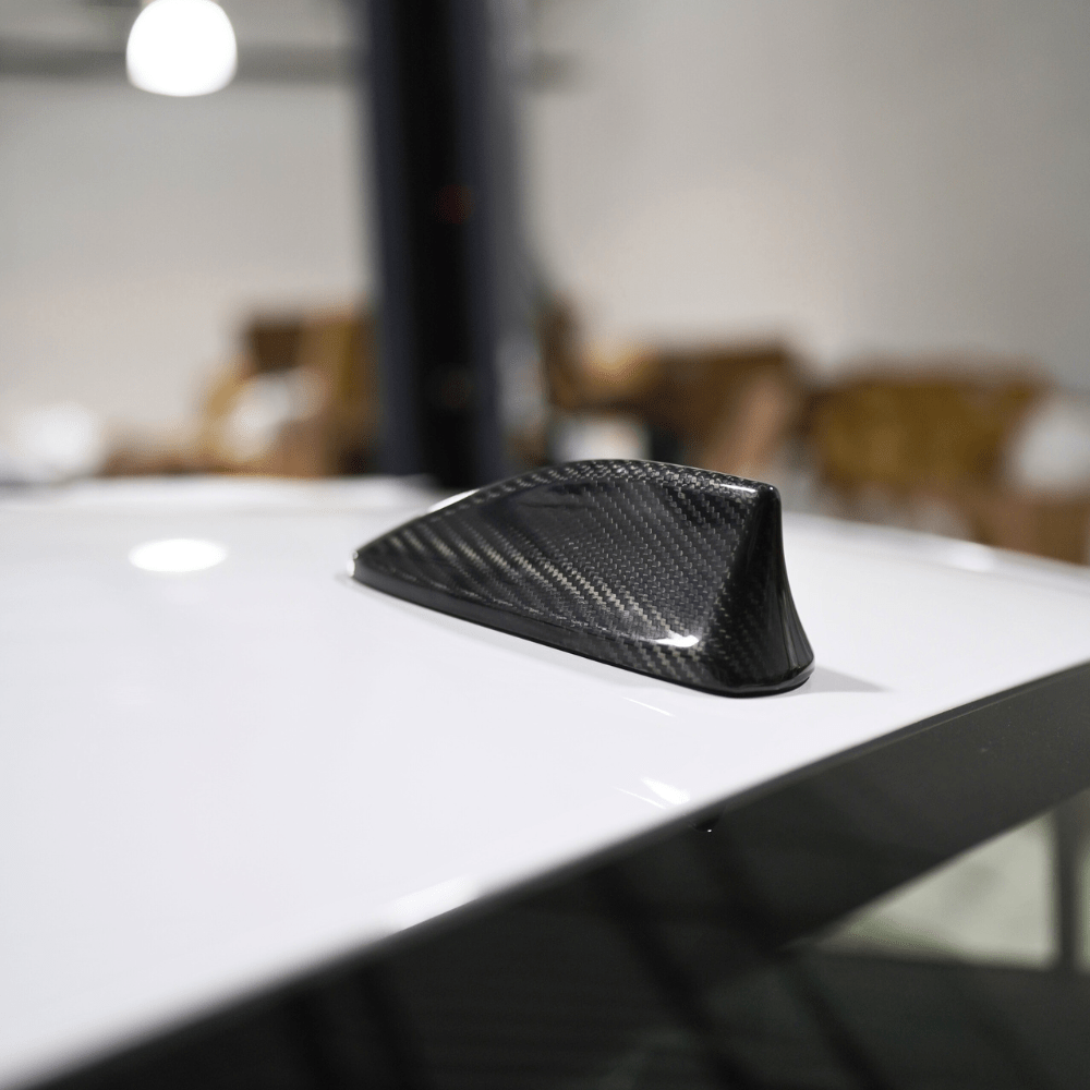 JDMuscle [22-25 WRX, 22+ BRZ, 15-21 WRX/STI] Tanso Pre-preg Carbon Fiber Antenna Cover w/ Gloss Finish
