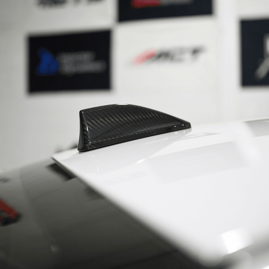 JDMuscle [22-25 WRX, 22+ BRZ, 15-21 WRX/STI] Tanso Pre-preg Carbon Fiber Antenna Cover w/ Gloss Finish