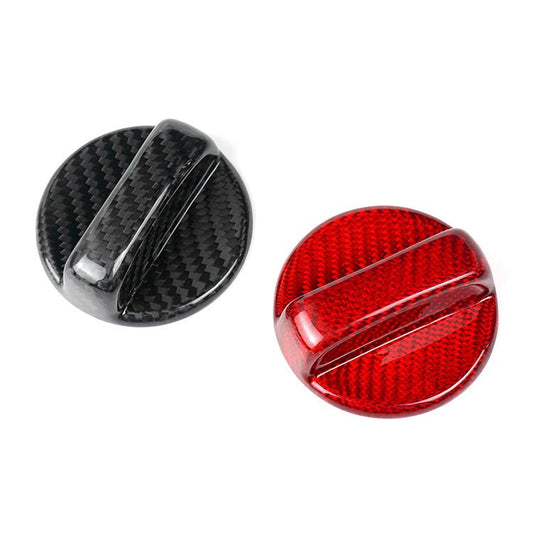 JDMuscle [22-26 WRX] / 22+BRZ / GR86 Tanso Pre-preg Carbon Fiber Fuel Cap Cover