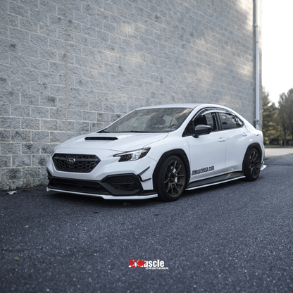 JDMuscle [22-26 WRX] Canards V1 - ABS / Paint Matched / Gloss Black *CLEARANCE*NO RETURNS*