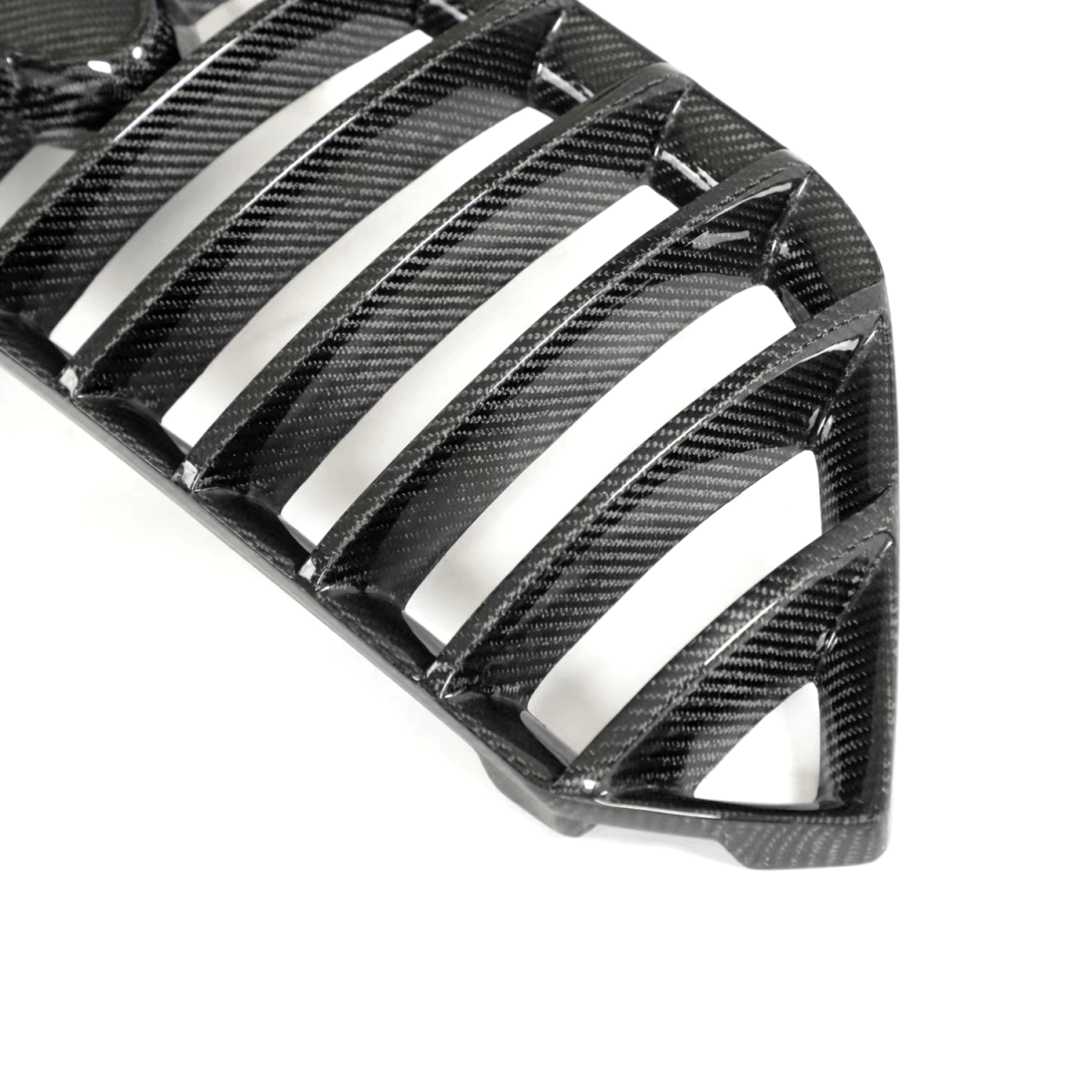 JDMuscle [22-26 WRX] Carbon Fiber Front Bumper Grille - Amuga Style