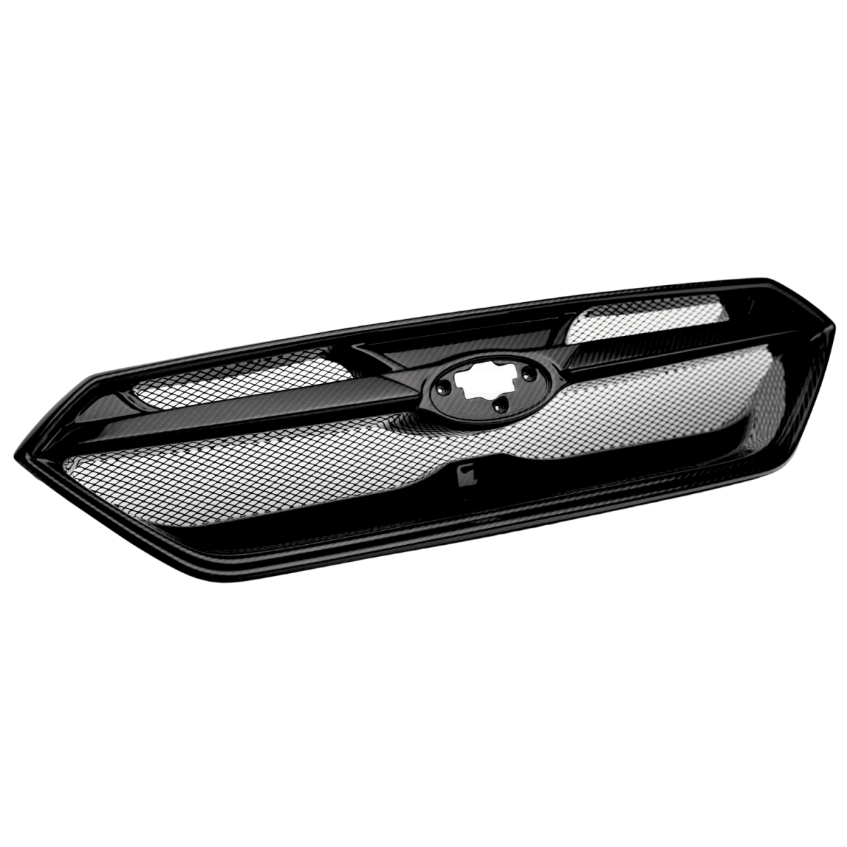 JDMuscle [22-26 WRX] Carbon Fiber Front Bumper Grille Version A1
