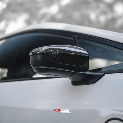 JDMuscle [22-26 WRX] Carbon Fiber Side Mirror Covers