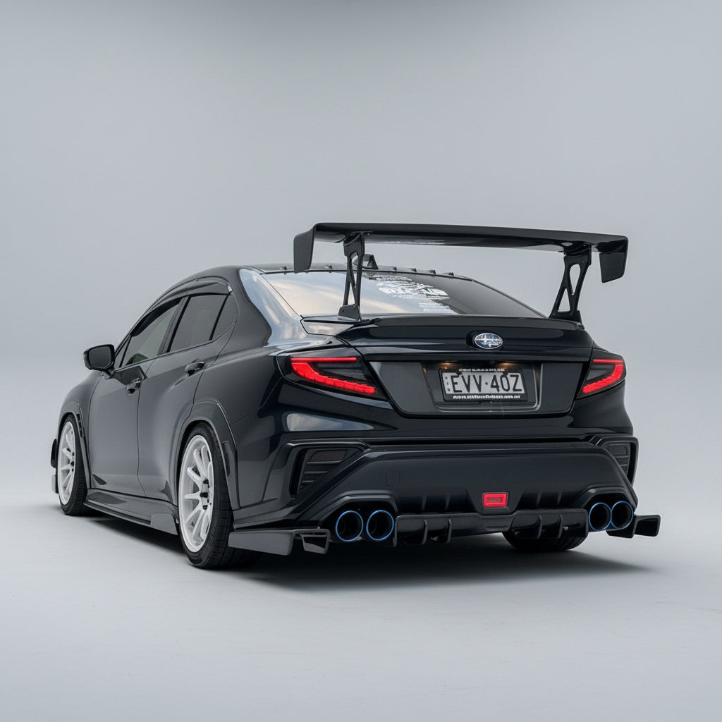 JDMuscle [22-26 WRX] Carbon Fiber V2 Rear Spats