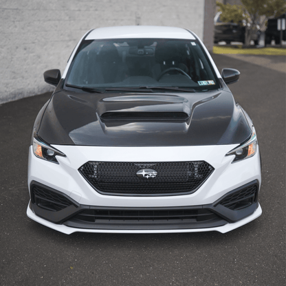 JDMuscle [22-26 WRX] Front Lip | OE+ Style Paint Matched / Gloss Black