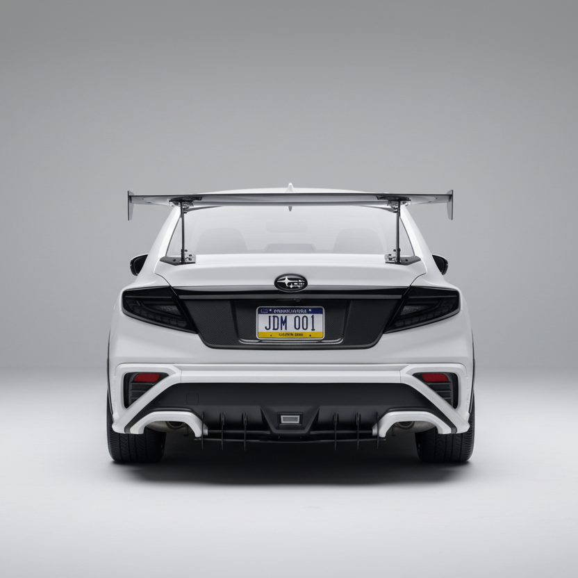 JDMuscle [22-26 WRX] Paint Matched Rear Bumper Covers