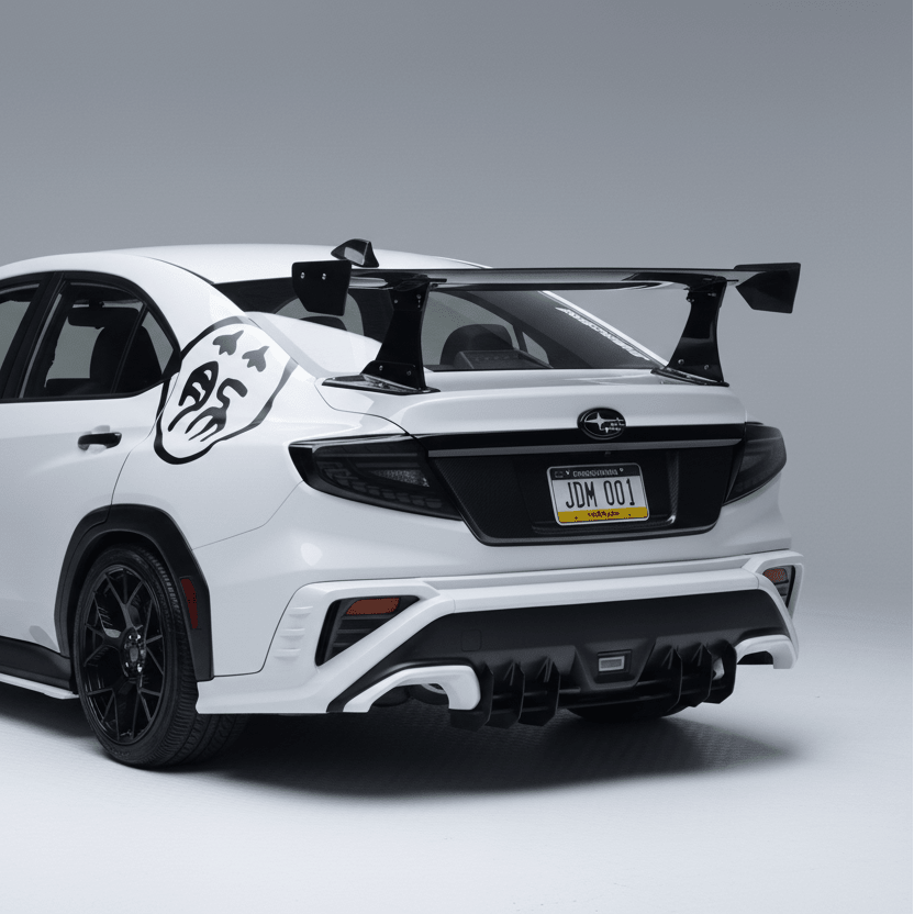 JDMuscle [22-26 WRX] Paint Matched Rear Bumper Covers