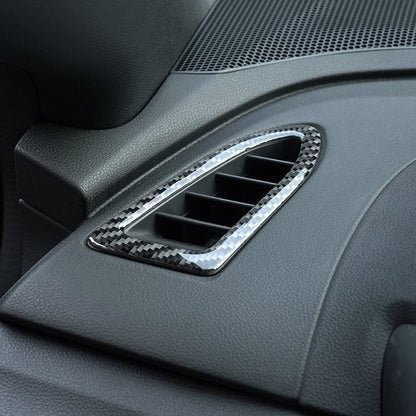 JDMuscle [22-26 WRX] P&S Series Carbon Fiber Dash AC Trim 2 PC | Black Carbon Fiber/ Red Carbon Fiber