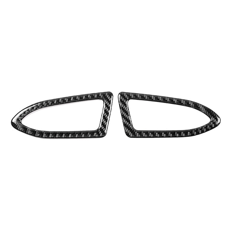 JDMuscle [22-26 WRX] P&S Series Carbon Fiber Dash AC Trim 2 PC | Black Carbon Fiber/ Red Carbon Fiber