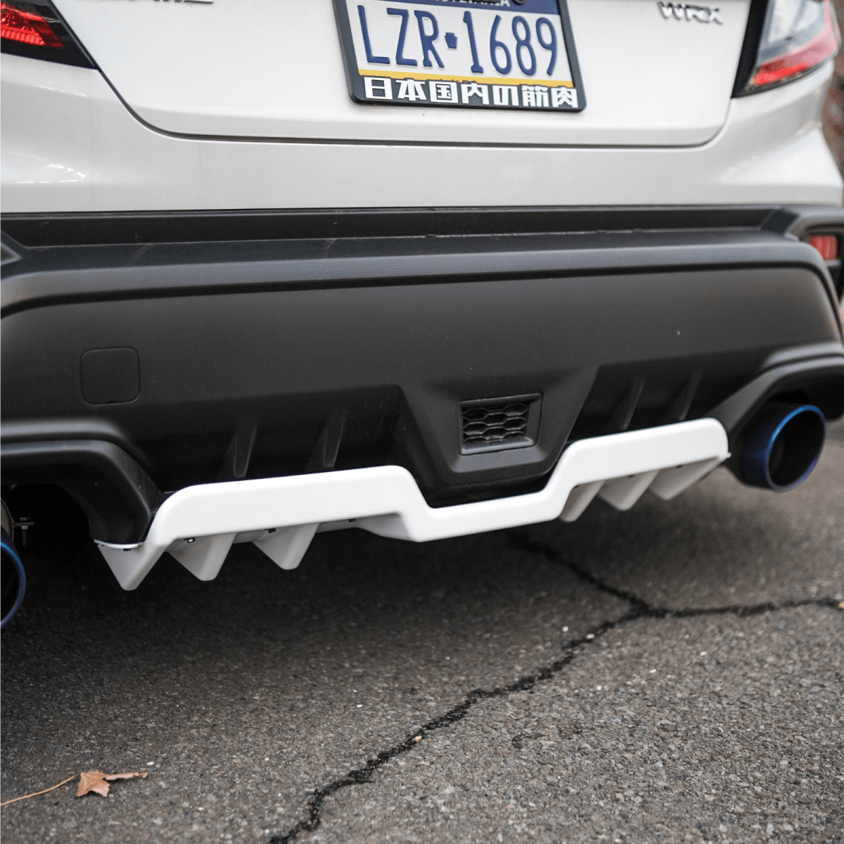 JDMuscle [22-26 WRX] Rear Diffuser V1 | Paint Matched / Gloss Black