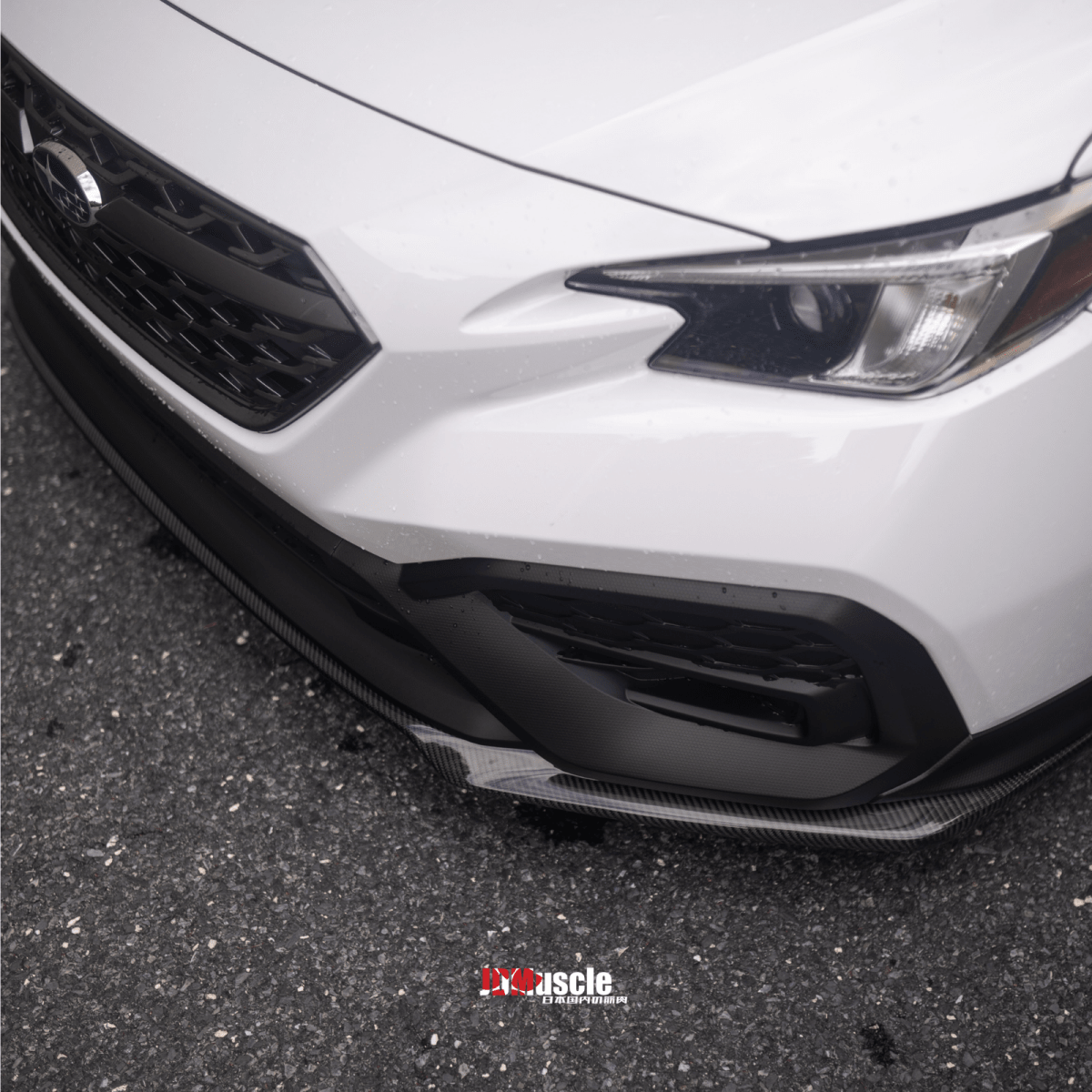 JDMuscle [22-26 WRX] Spec OE+ Carbon Fiber Front Lip