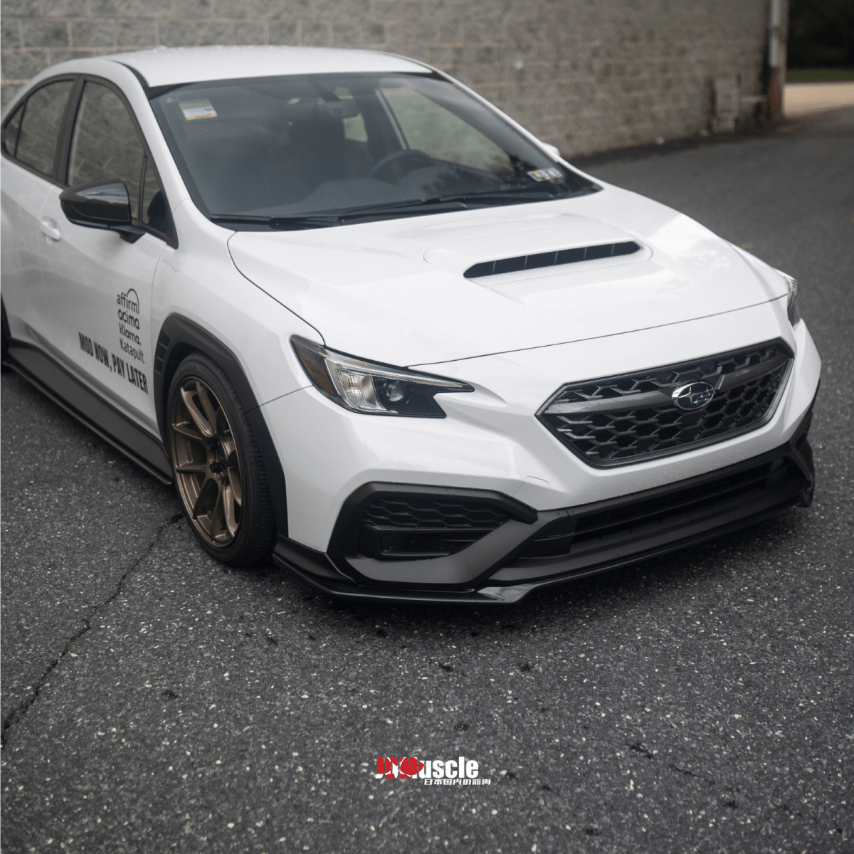JDMuscle [22-26 WRX] Spec OE+ Carbon Fiber Front Lip