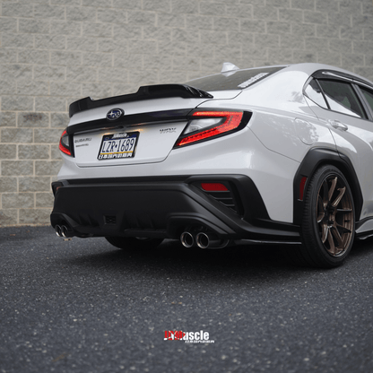 JDMuscle [22-26 WRX] STI Style Duck Bill Spoiler-Paint Matched/Gloss Black