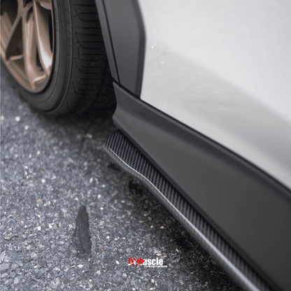 JDMuscle [22-26 WRX] Spec STI OE Style Carbon Fiber Side Skirts