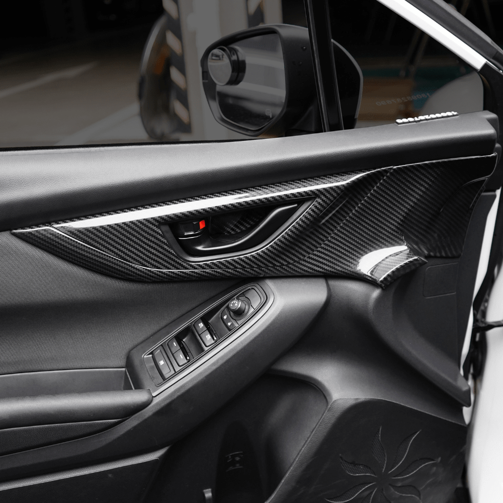 JDMuscle [22-26 WRX] Tanso Pre-preg Carbon Fiber Door Panel Covers - 4 PC