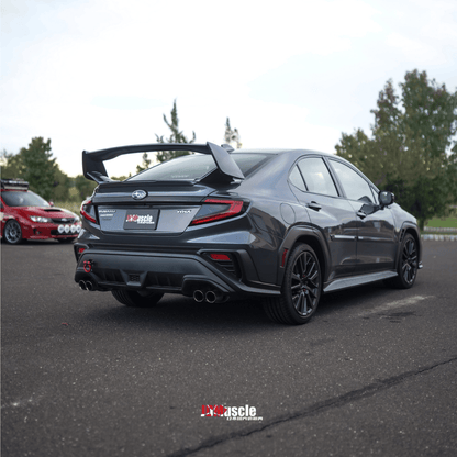 JDMuscle [22-26 WRX] VA STI Style 3-Piece Spoiler-Paint Matched/Gloss Black/ABS *Final Edition
