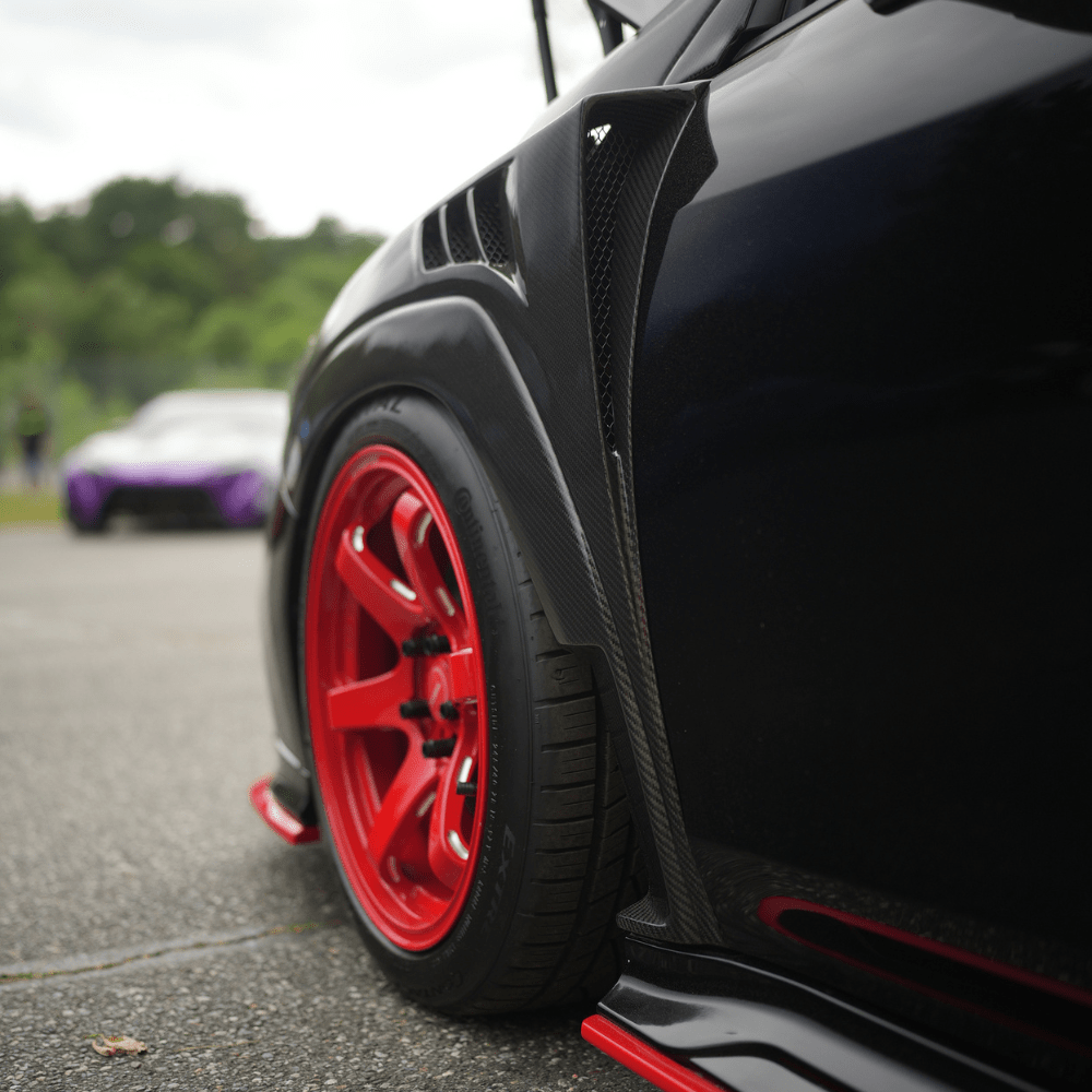 JDMuscle [22-26 WRX] Vented V2 Pre-preg Carbon Fiber Fenders