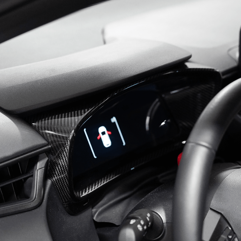 JDMuscle [23-26 GR Corolla] Carbon Fiber Speedometer Frame Cover