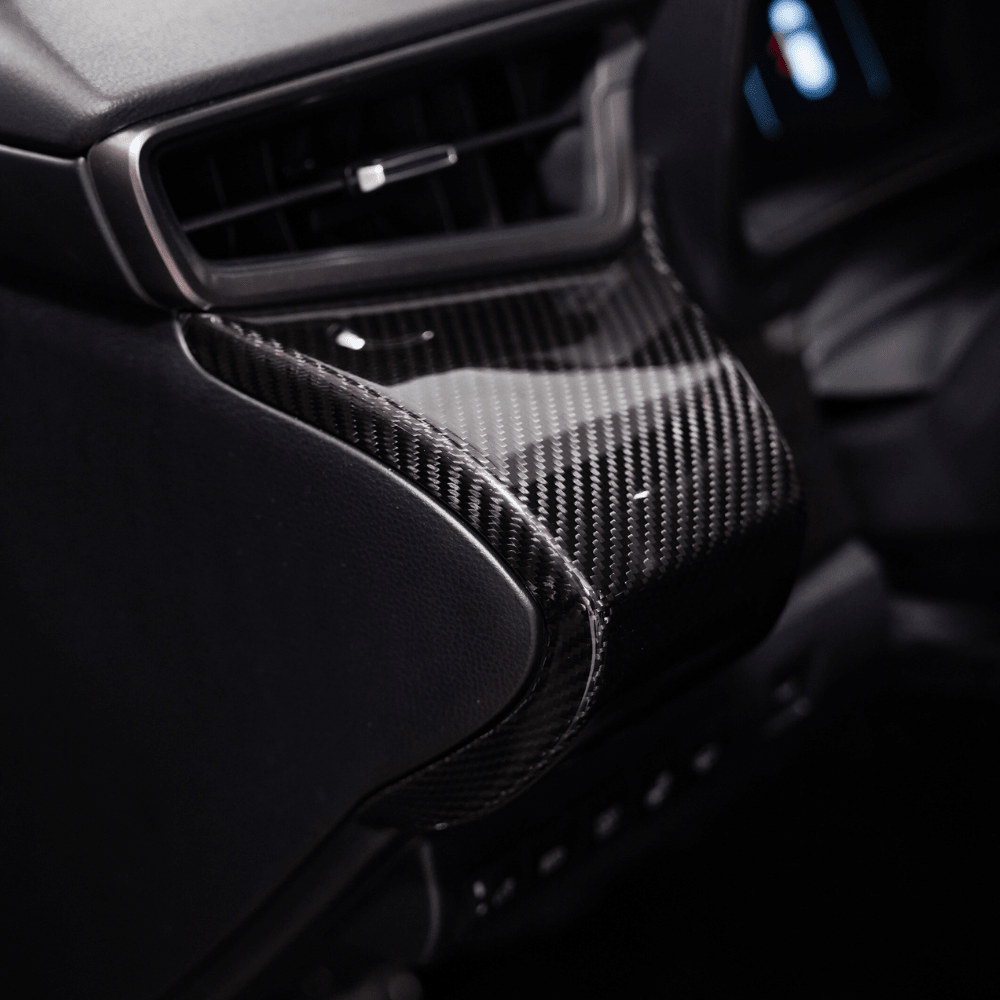 JDMuscle 23-26 Toyota GR Corolla Carbon Fiber Driver Dash Trim Cover