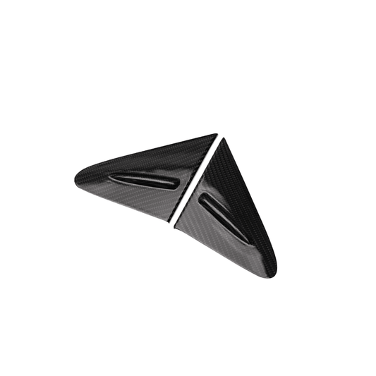 JDMuscle 23-26 Toyota GR Corolla Carbon Fiber J-Panel Wind Defelctor Covers (2PC)