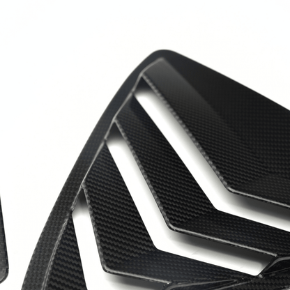 JDMuscle [23-26 Toyota GR Corolla] Carbon Fiber Rear Quarter Louvers Covers (2PC)