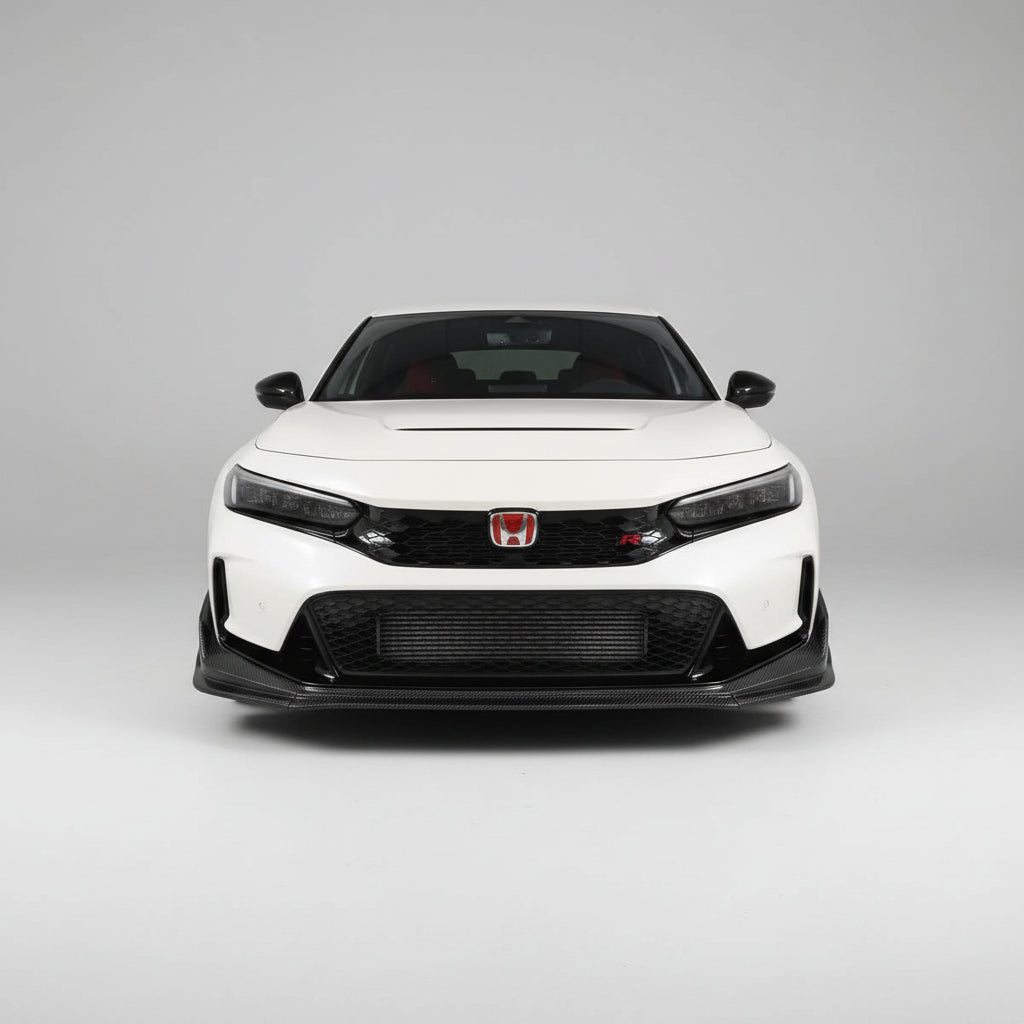 JDMuscle [23-26 Type R] SpecM Pre-preg Carbon Fiber Front Lip (3-Piece) *Special Order*