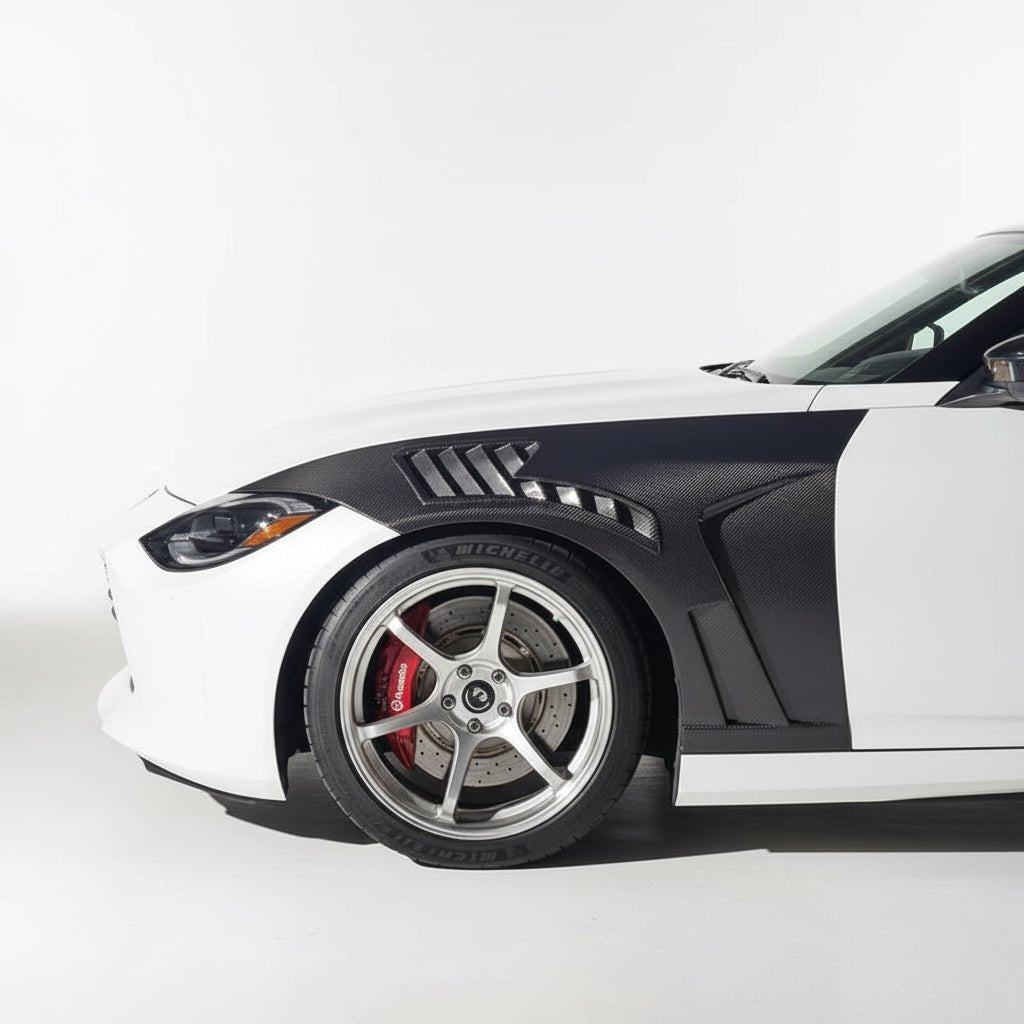 JDMuscle [23+ Nissan Z] Vented V1 Carbon Fiber Fenders