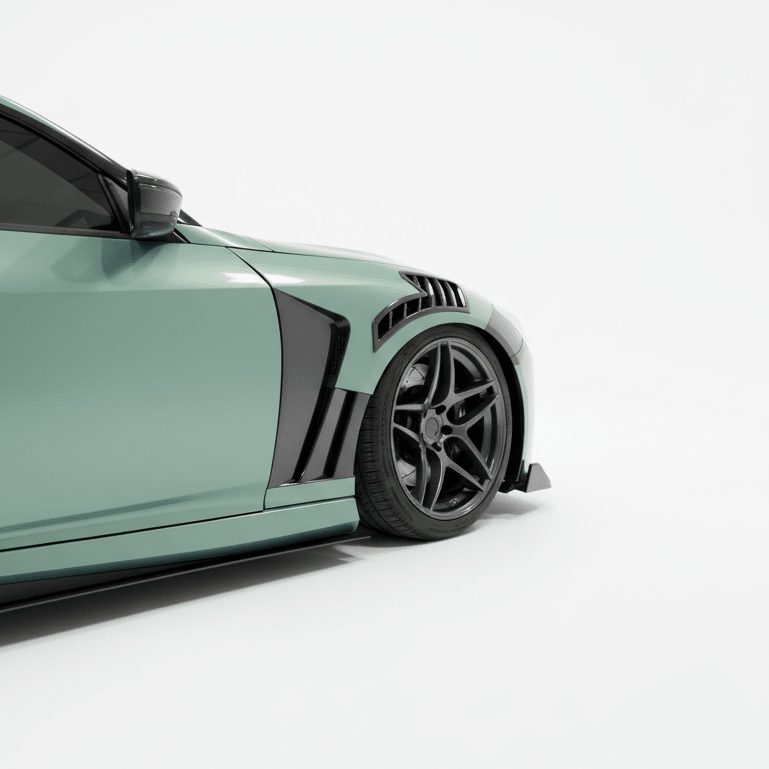 JDMuscle [23+ Nissan Z] Vented V1 Carbon Fiber Fenders