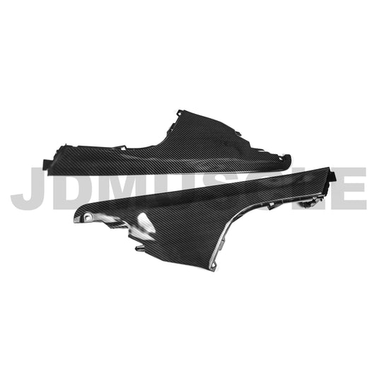 JDMuscle [15-21 WRX/STI] Carbon Fiber Center Console Kicker Panel Trim Replacement