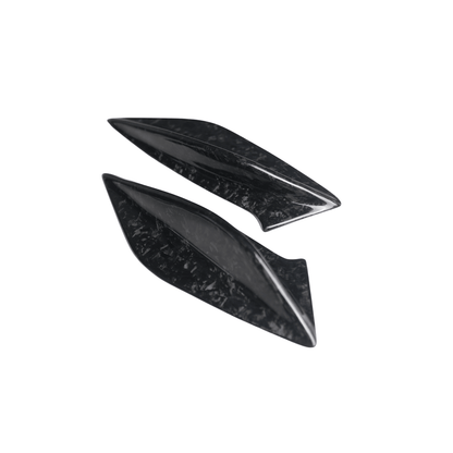 JDMuscle Carbon Fiber Spoiler Fin for 15-21 Subaru STI OEM Spoiler