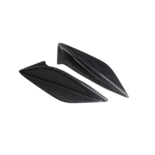 JDMuscle Carbon Fiber Spoiler Fin for 15-21 Subaru STI OEM Spoiler