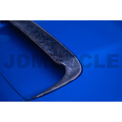 JDMuscle Forged Carbon Fiber Hood Scoop Trim Cover - 2015+WRX/STI
