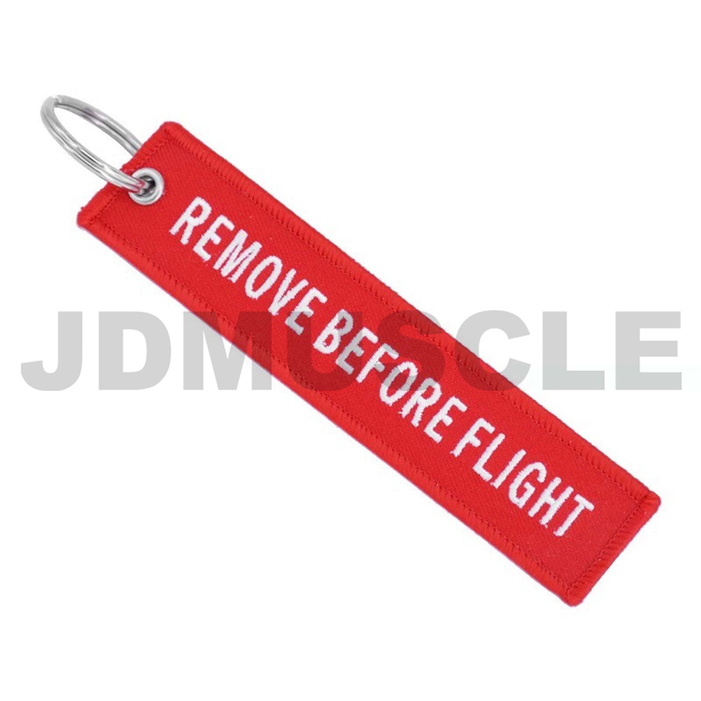JDMuscle "Remove Before Flight" Key Tag