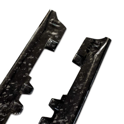 JDMuscle Tanso Carbon Fiber AT Style Side Skirt for 2020+ Toyota Supra
