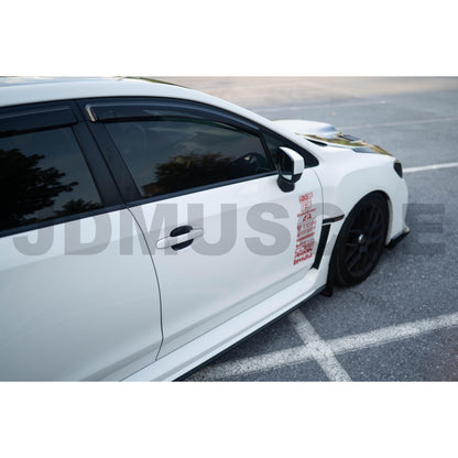 JDMuscle [15-21 WRX/STI] Tanso Carbon Fiber Door Bowl Trim Covers